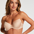 Soutien-gorge à armatures préformé Transparent Back, Beige