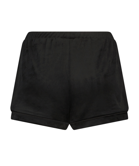 Short velours, Noir