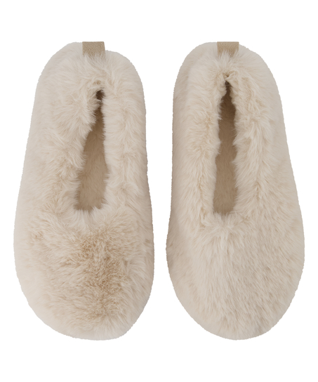 Chaussons ballerine, Blanc