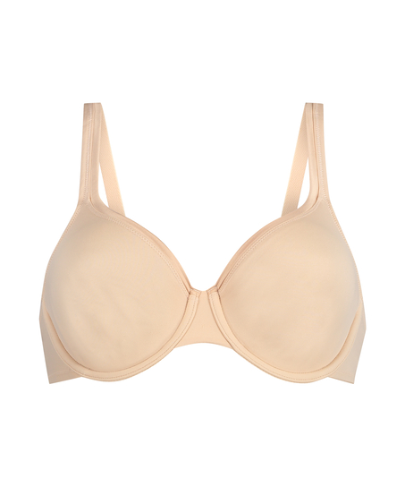 Soutien-gorge à armatures non-préformé Satin Fleece, Beige