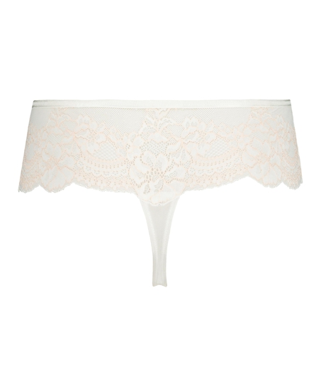 Boxer string Doriane, Blanc
