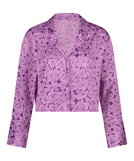 Veste à manches longues Satin, Violet