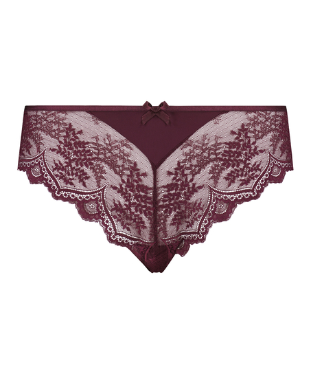 Slip brésilien échancré Heira Curvy, Violet