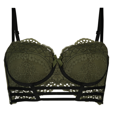 Soutien-gorge &agrave; la palangre &agrave; armatures rembourr&eacute; Xiomara, Vert