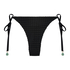 Slip de Bikini Cheeky Tanga Maui Crochet, Noir