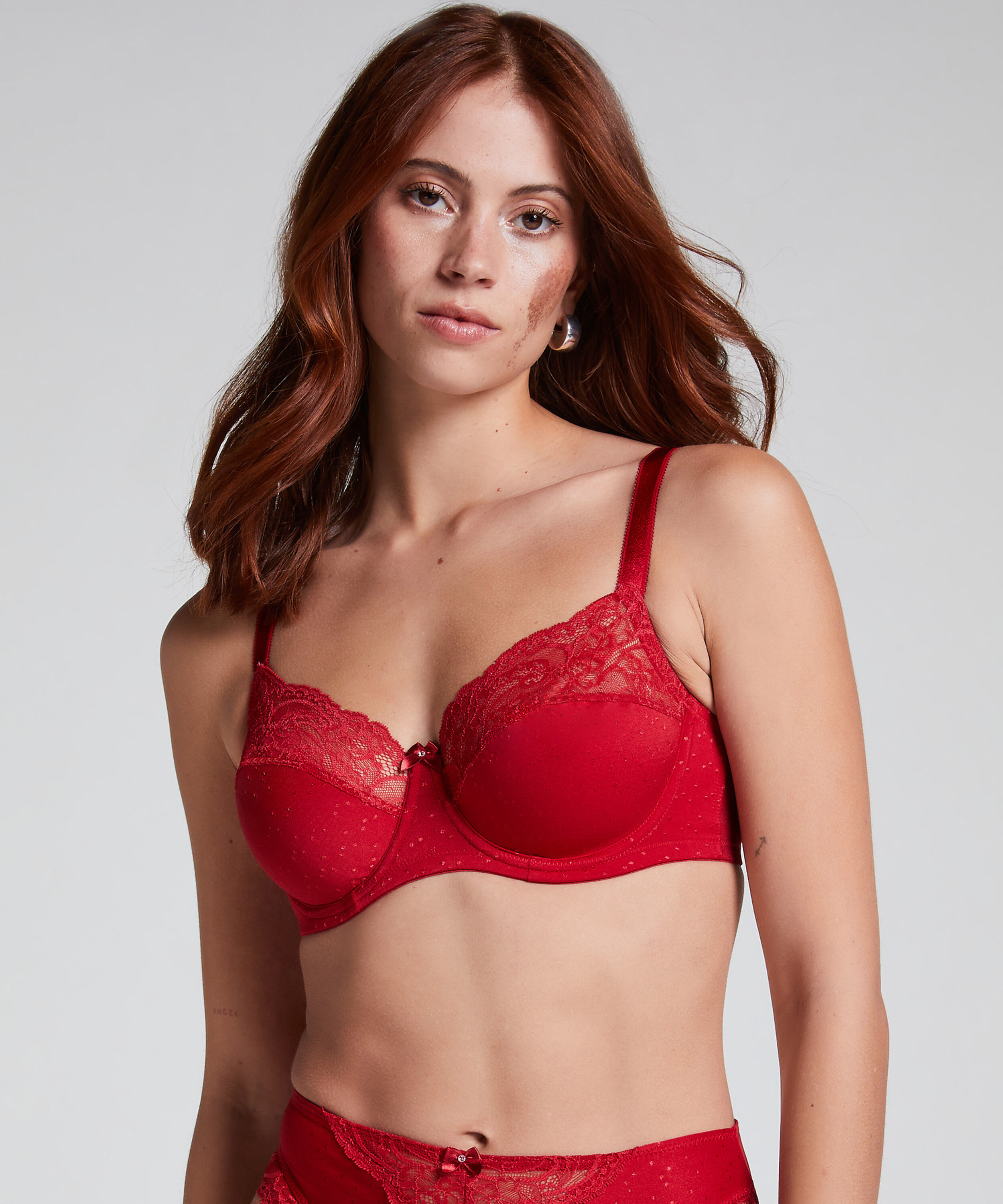 Soutien-gorge à armatures non-préformé Sophie, Rouge