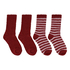 Lot de 2 Paires de Chaussettes Cosy, Rouge