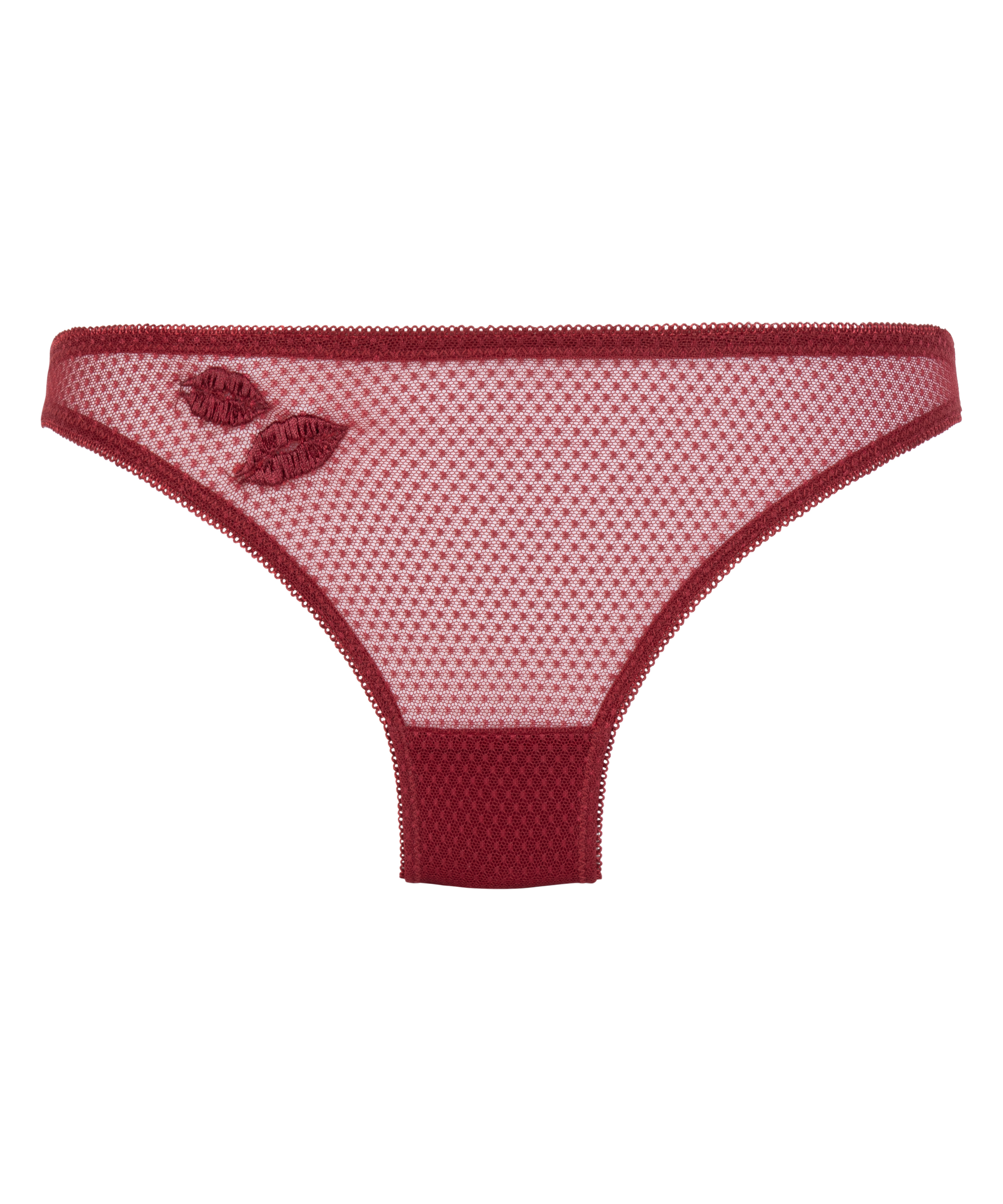 Slip brésilien Bebe, Rouge, main