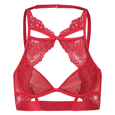 Soutien-gorge à armatures non-préformé Tomei, Rouge
