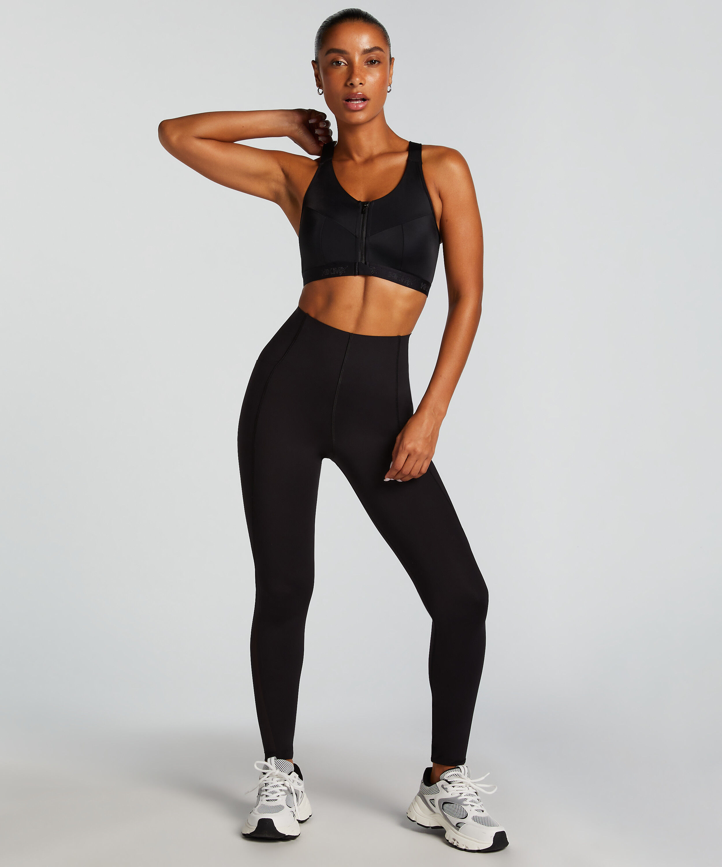HKMX Legging de sport taille haute Boost, Noir HKMX Legging de sport taille haute Boost, Noir