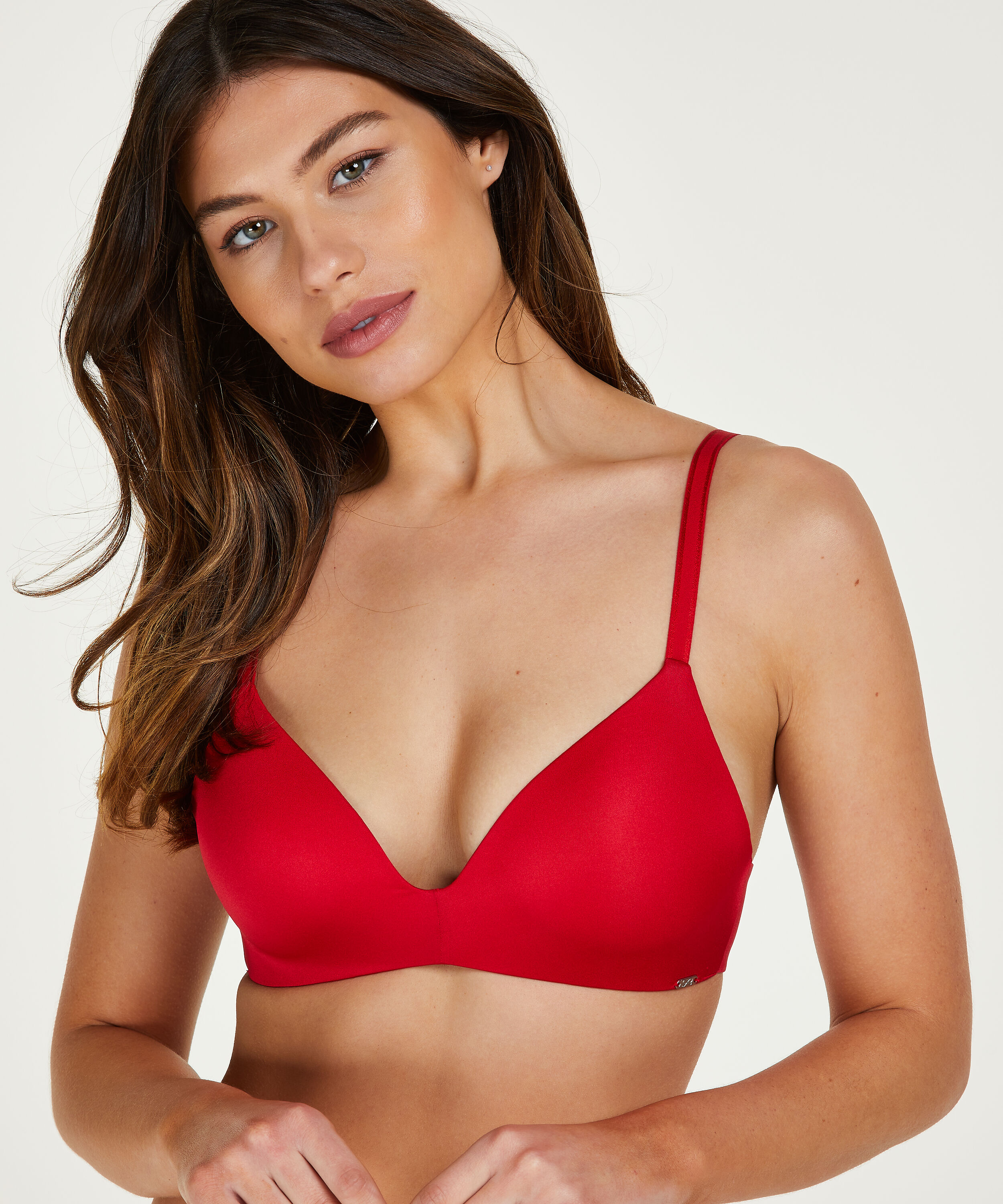 Soutien-gorge sans armatures préformé Mona, Rouge Soutien-gorge sans armatures préformé Mona, Rouge