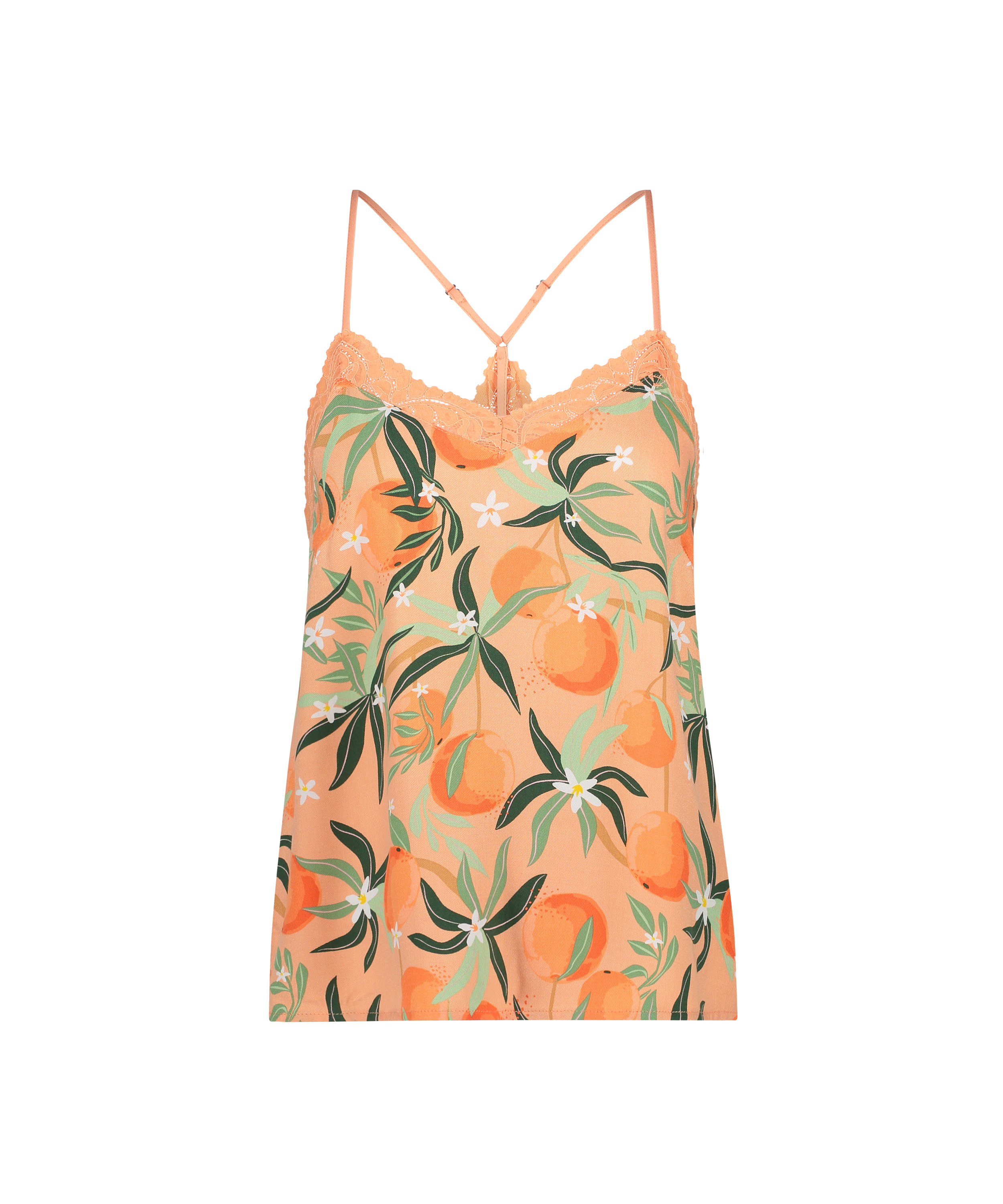 Débardeur Woven Lace, Rose, main