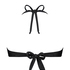 Haut de bikini Bandeau Yucatan, Noir