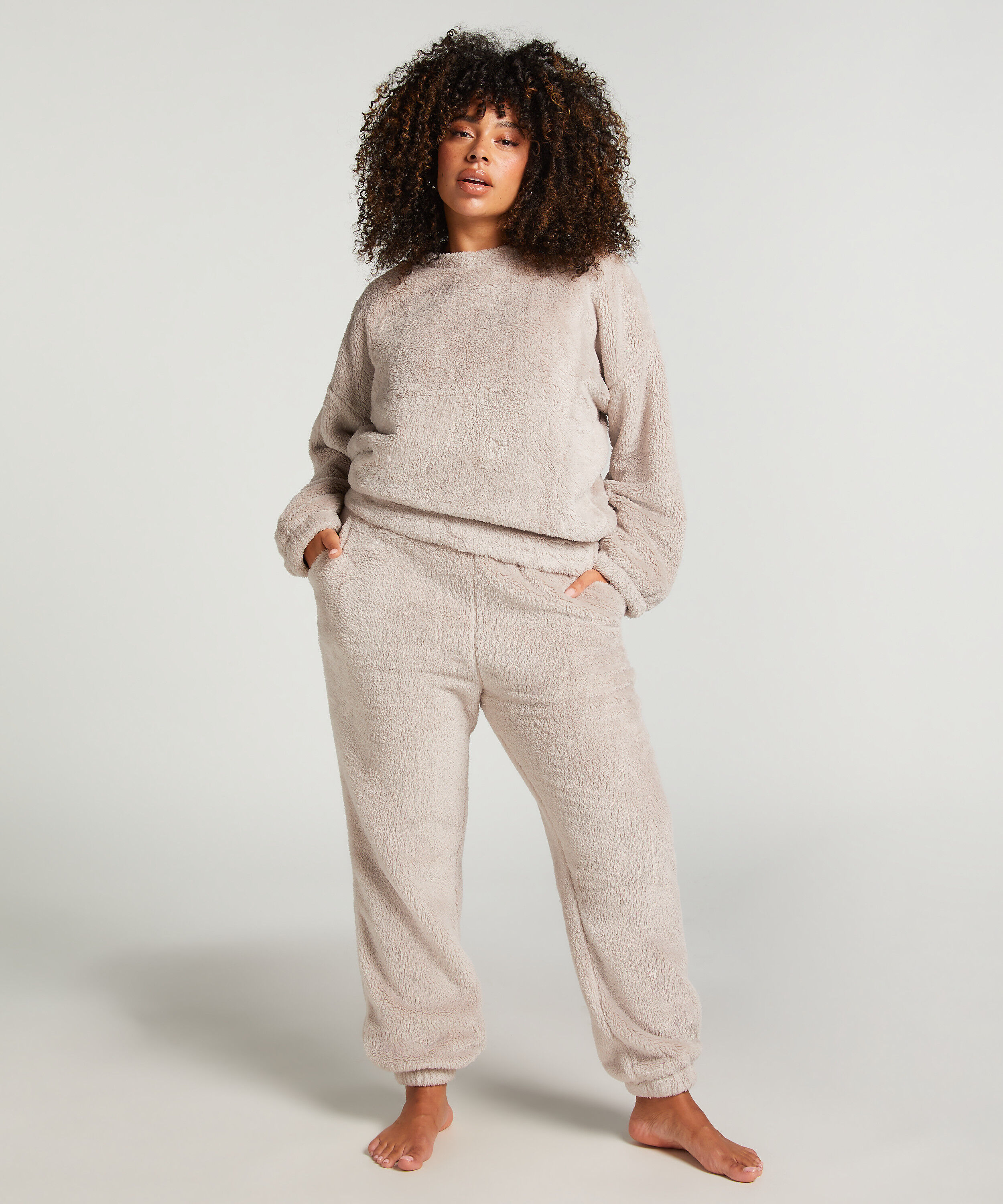 Pantalon de jogging polaire Snuggle, Gris