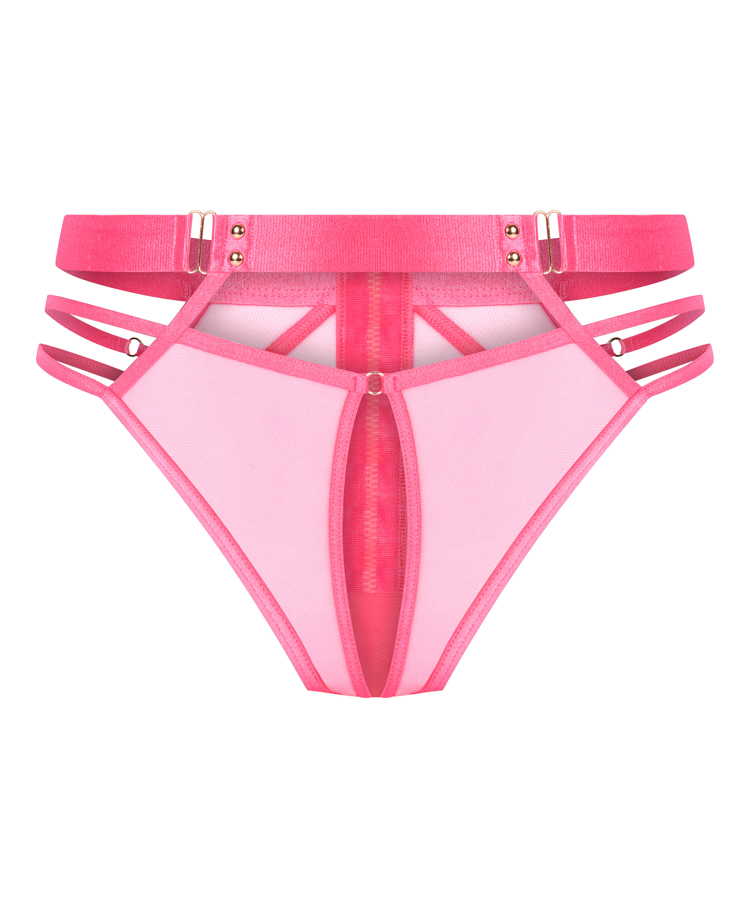 Slip brésilien Sable, Rose, main