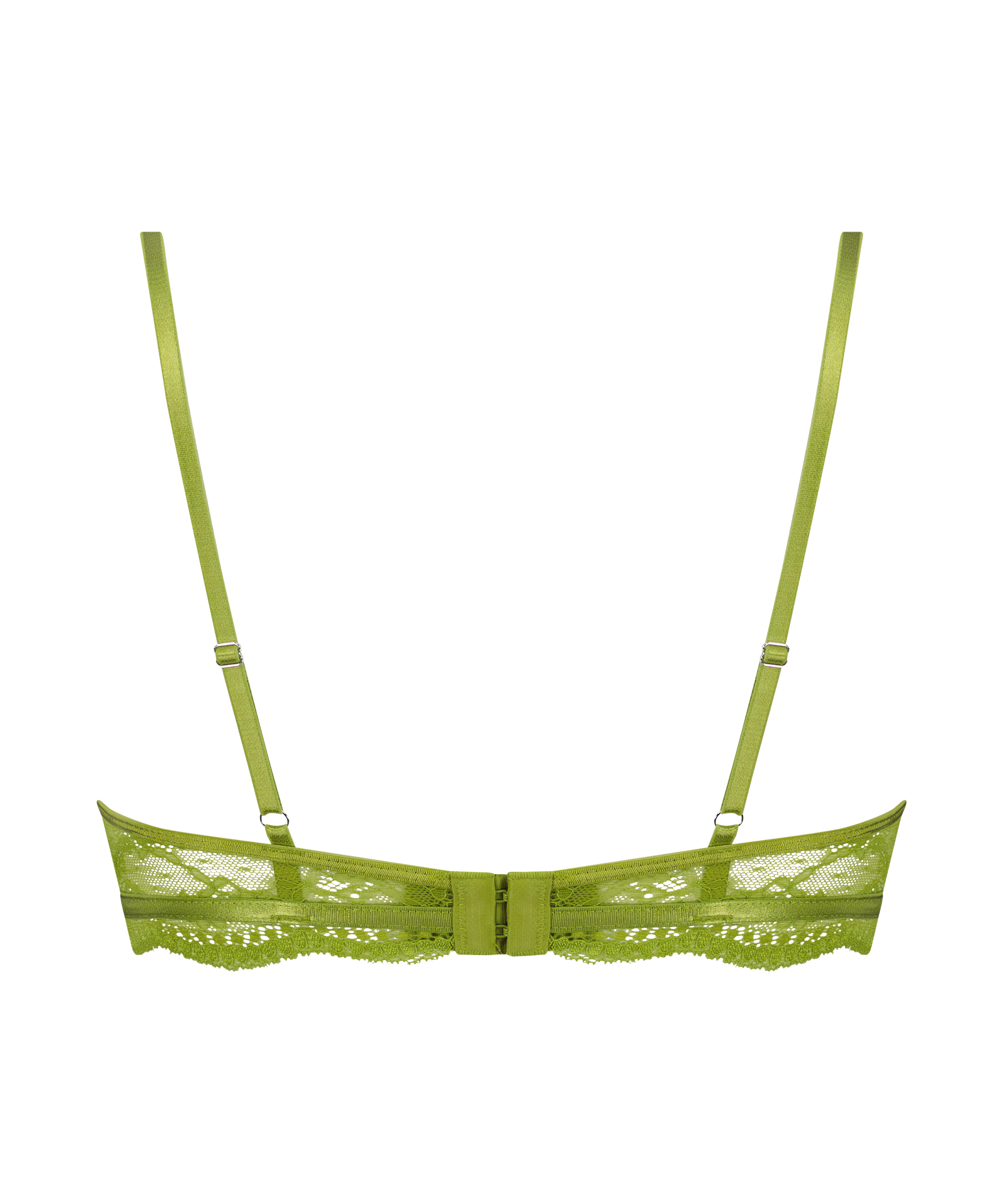 Soutien-gorge non-rembourr&eacute; &agrave; armatures Isabelle, Vert, main
