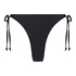 Slip de Bikini Cheeky Tanga Doha, Noir