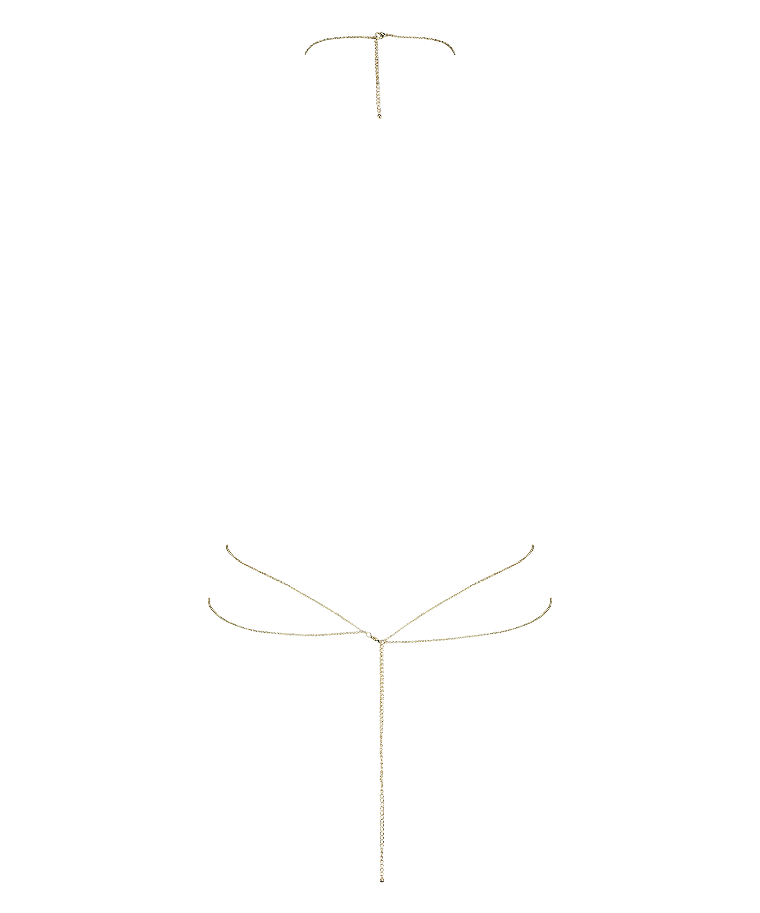 Harnais de chaîne de corps, Jaune, main