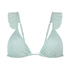 Haut de bikini triangle Fiji, Bleu