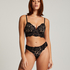 Soutien-gorge préformé sans armatures longline Shiloh, Noir