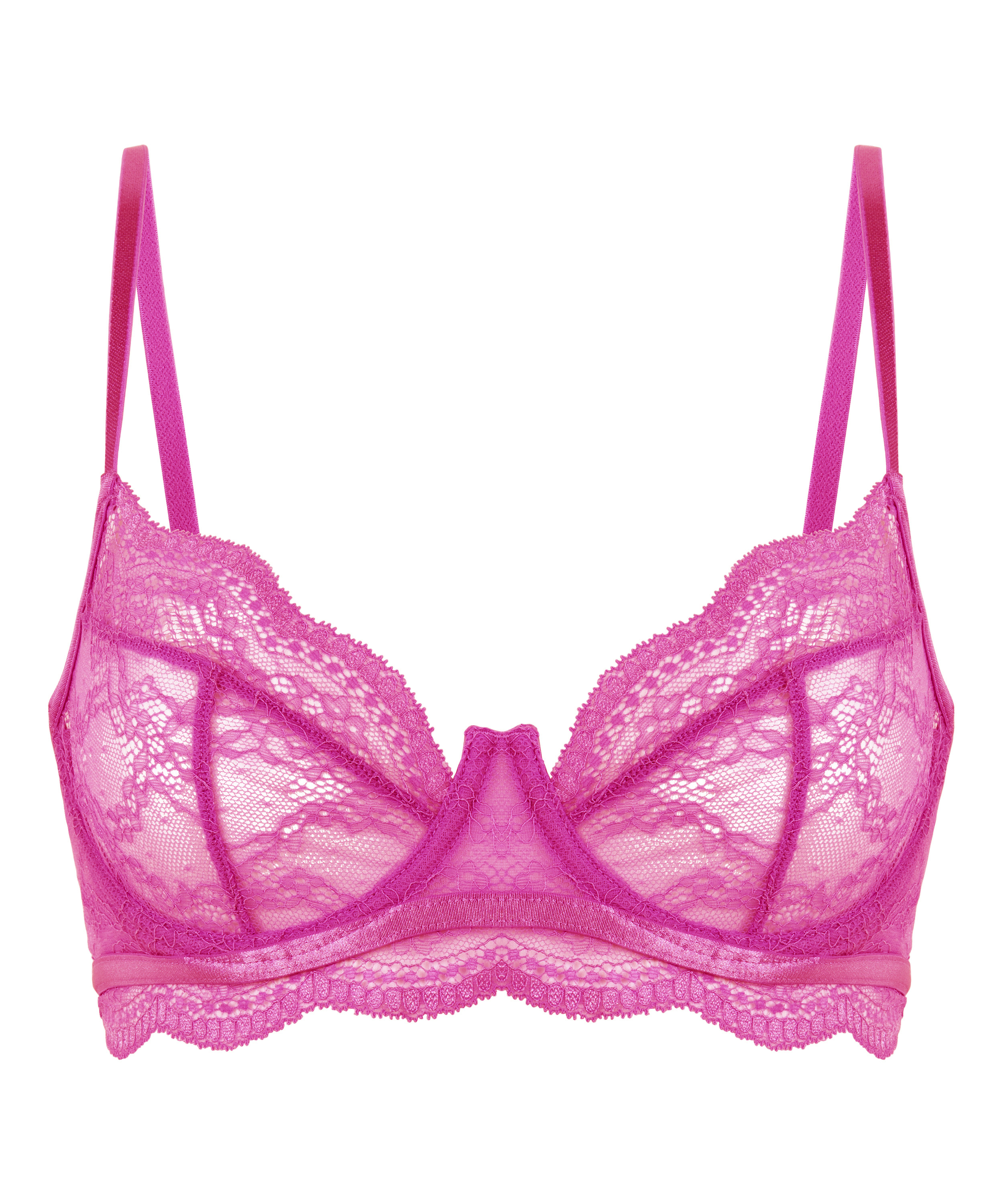 Soutien-gorge non-rembourré à armatures Isabelle, Violet, main