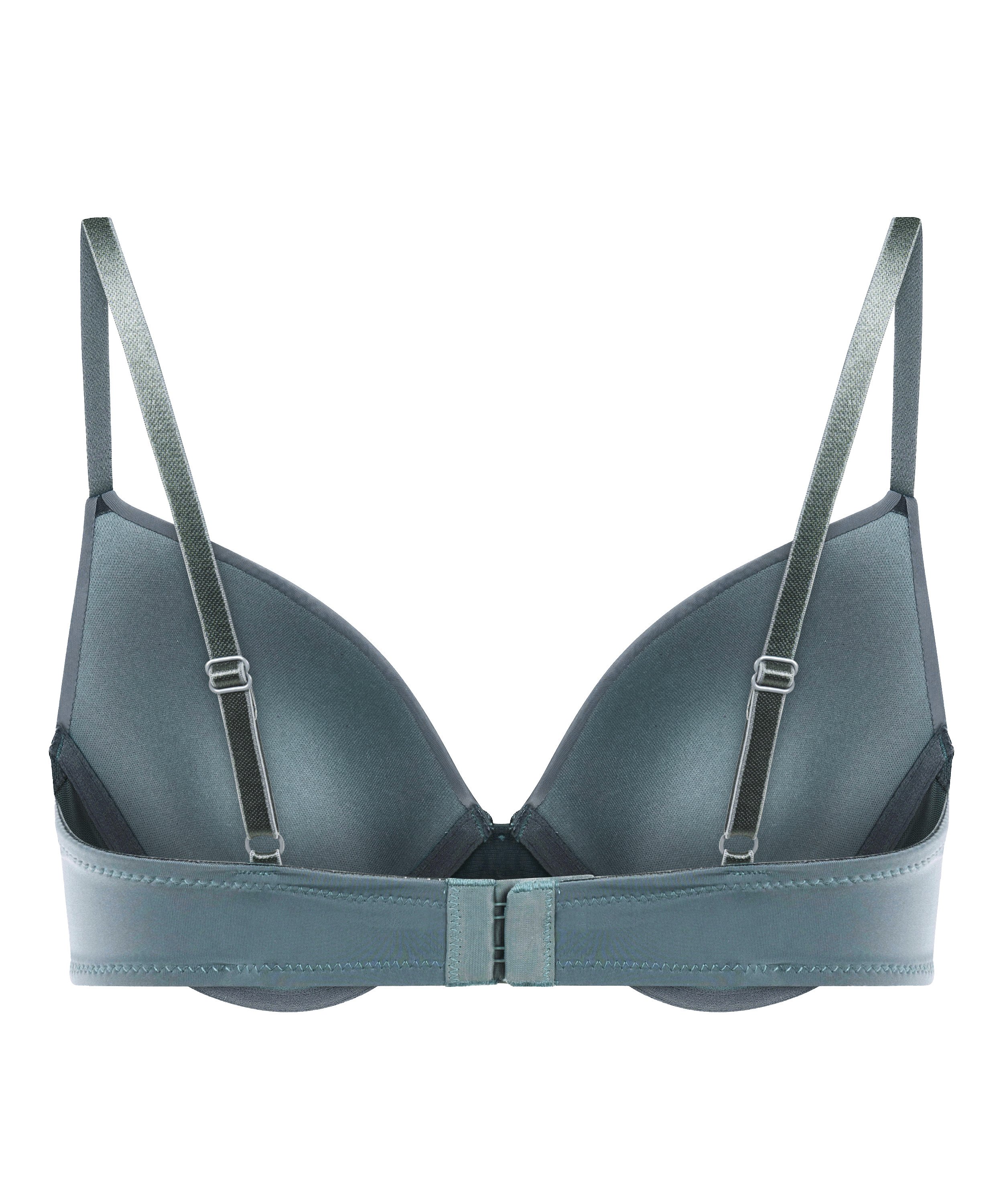 Soutien-gorge à armatures préformé Plunge, Bleu, main