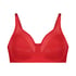 Soutien-gorge à armatures non-préformé minimiseur Nina, Rouge