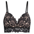 Soutien-gorge préformé sans armatures longline Shiloh, Noir