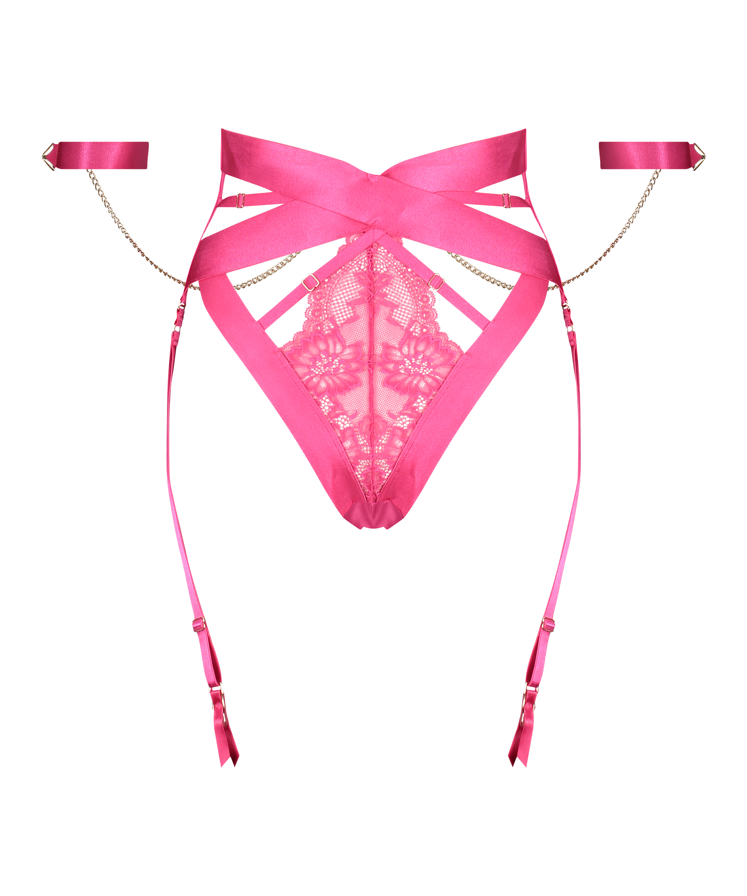 Slip brésilien Clementine, Rose, main