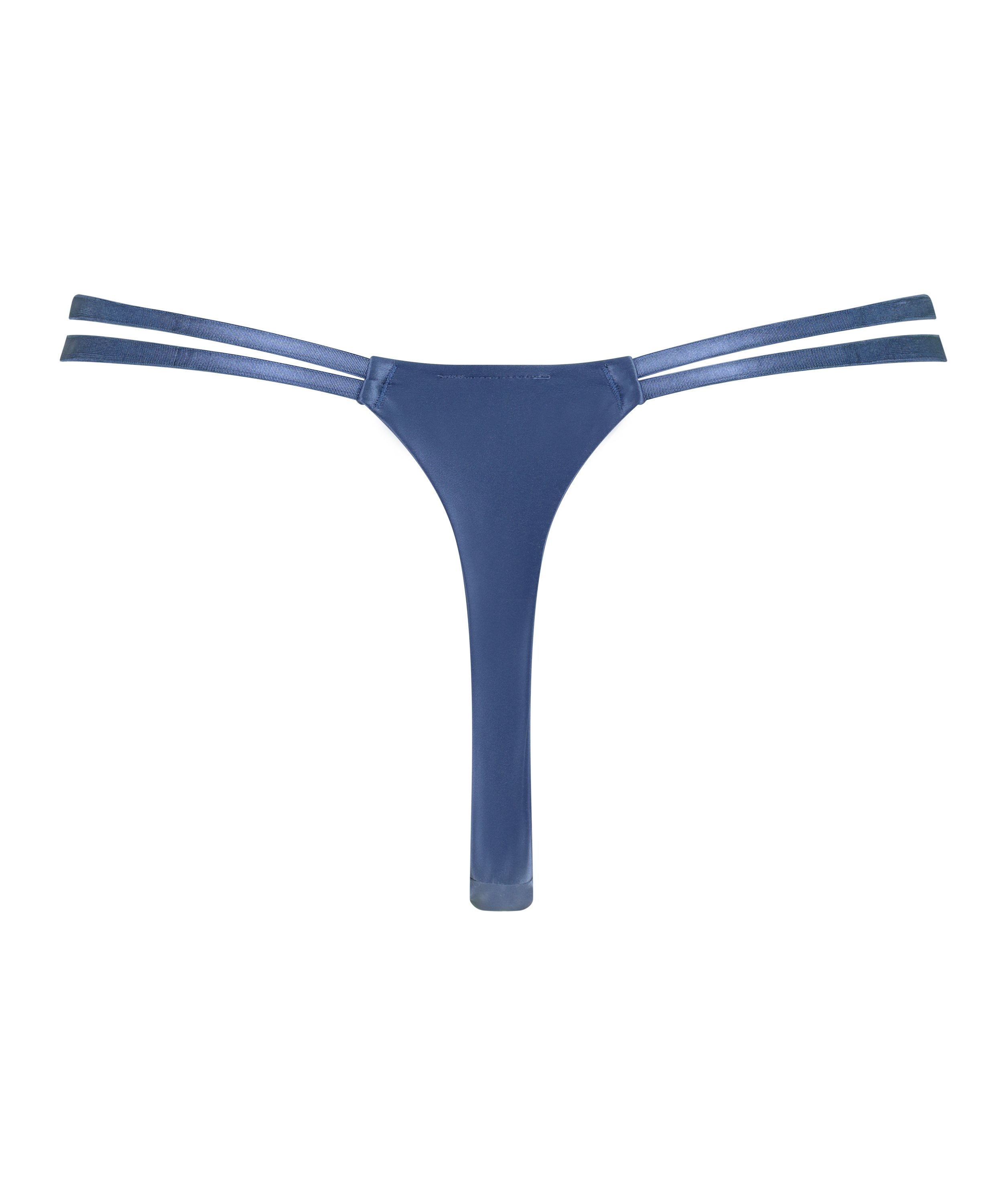 Tanga taille haute Daan, Bleu, main