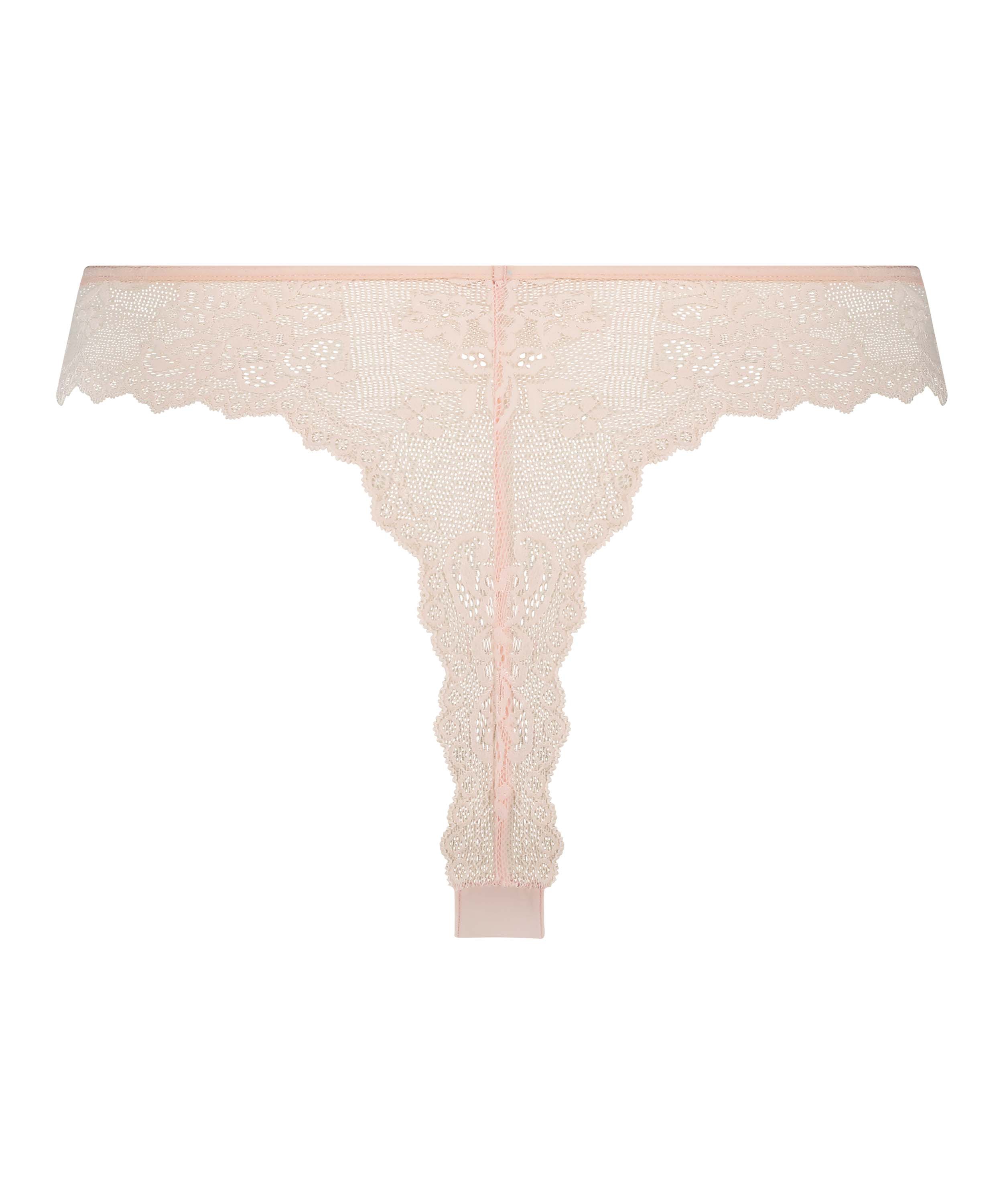 Invisible string Lace Back, Rose, main