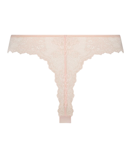 Invisible string Lace Back, Rose