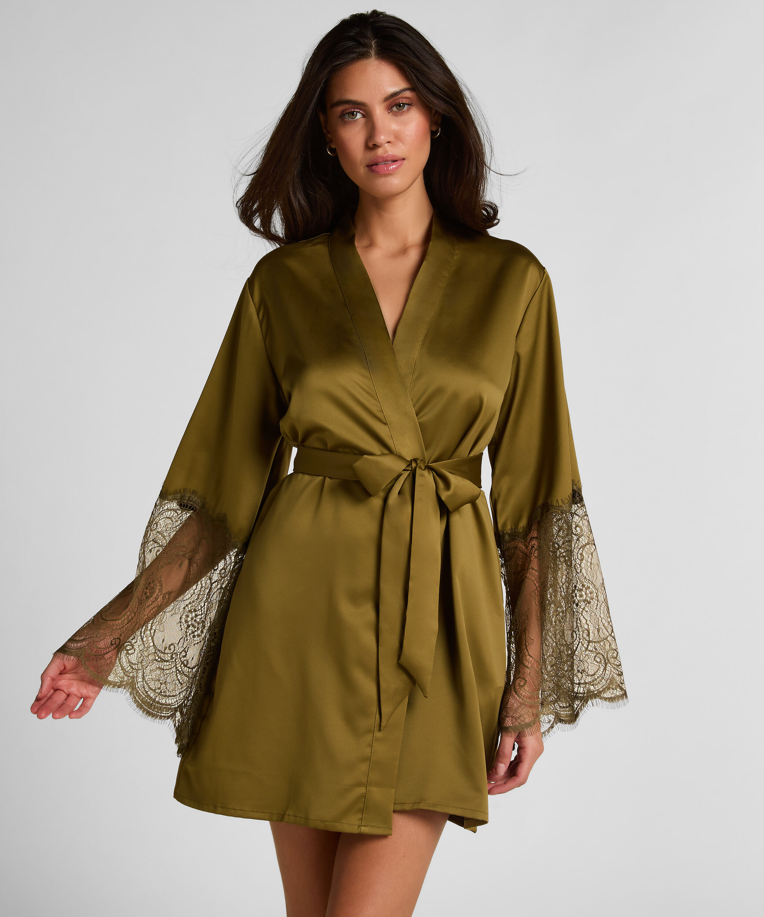 Kimono Satin, Vert