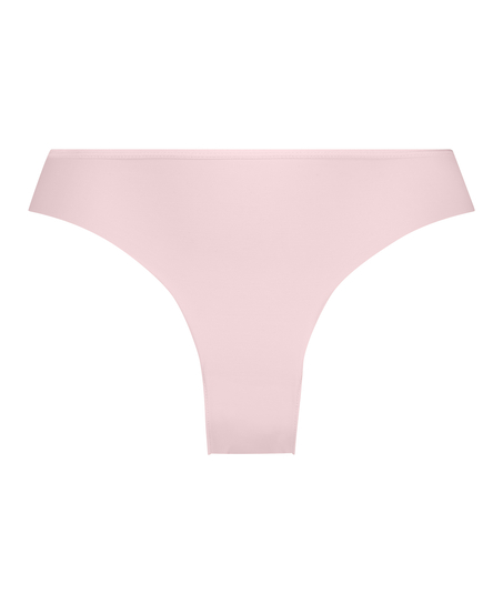 Slip brésilien iInvisible Lace Back, Rose