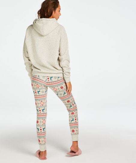 Hoodie à manches longues, Beige