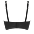 Soutien-gorge bustier à armatures préformé Nicole, Noir