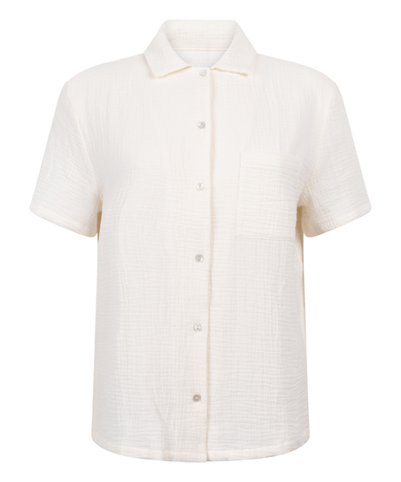 Veste en mousseline, Blanc