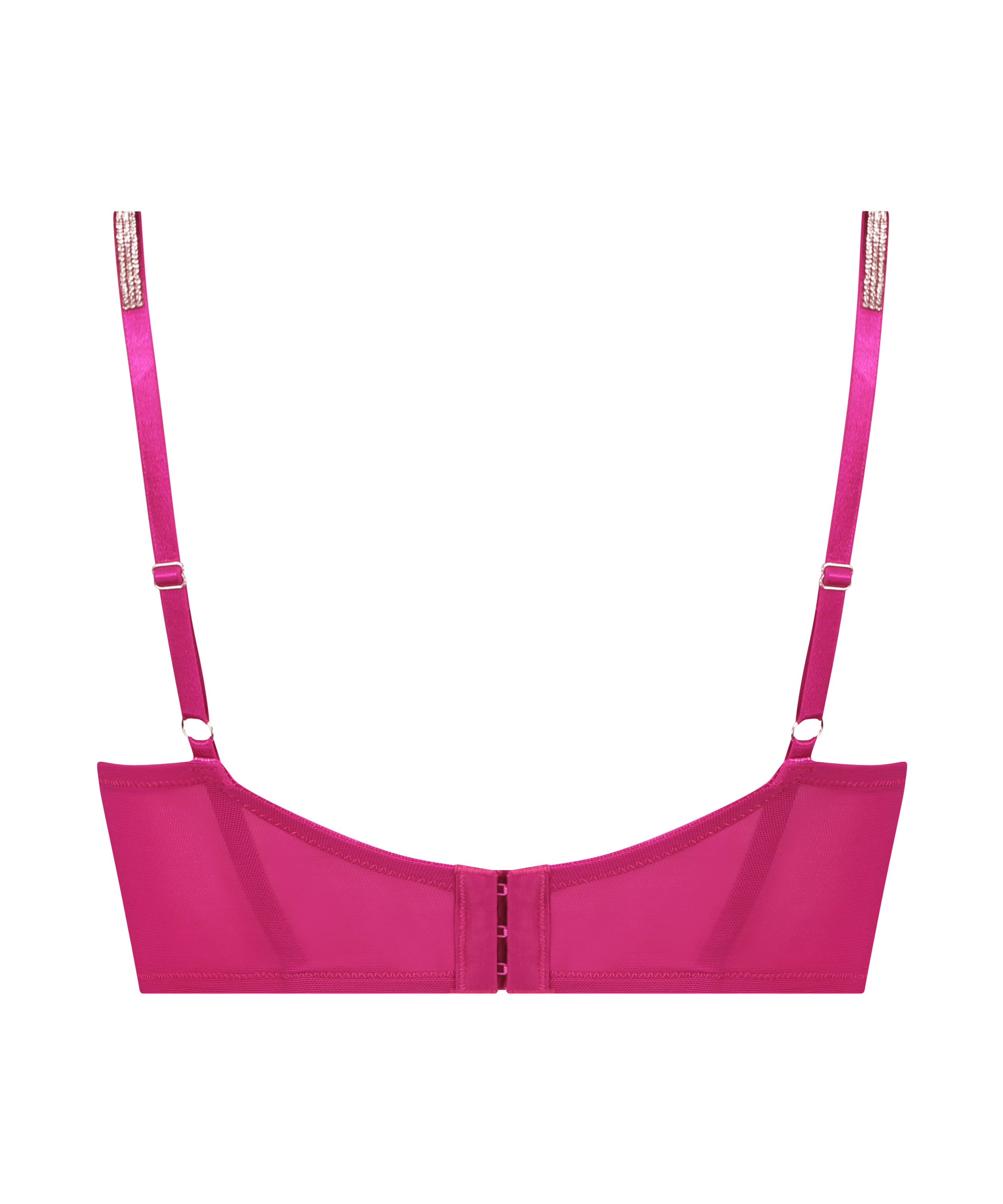 Soutien-gorge à armatures préformé longline Lindsey, Rose, main