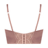 Soutien-gorge rembourré à armatures longline Zrika, Marron
