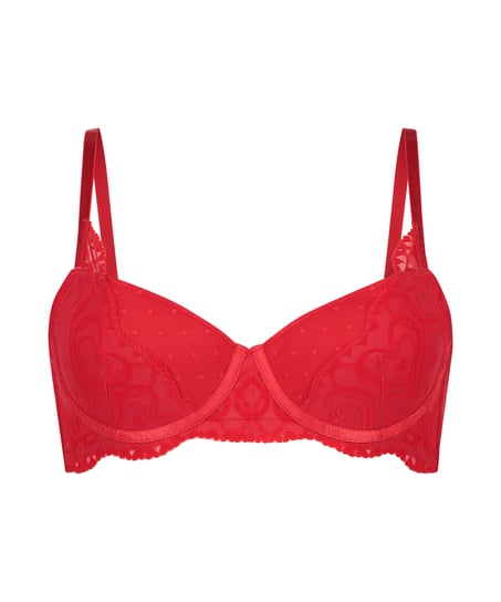 Soutien-gorge à armatures non-préformé  Pippa, Rouge