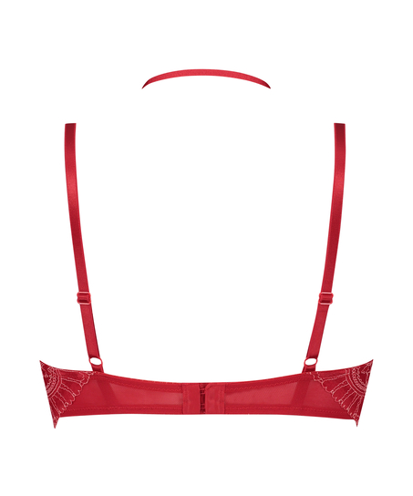 Soutien-gorge long rembourré à armatures Coco, Rouge