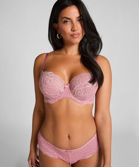 Soutien-gorge à armatures non-préformé Marine, Rose
