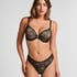 Soutien-gorge à armatures push-up préformé Lea, Noir