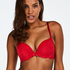 Soutien-gorge à armatures préformé maximiseur Valentina, Rouge