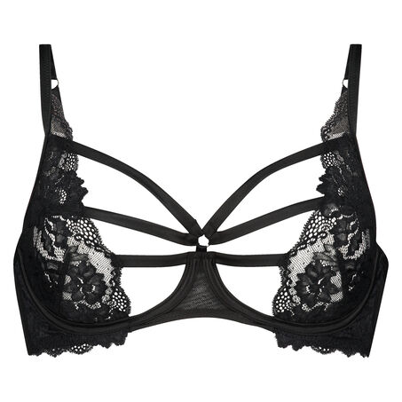 Soutien-gorge &agrave; armatures non-pr&eacute;form&eacute; Sosha, Noir