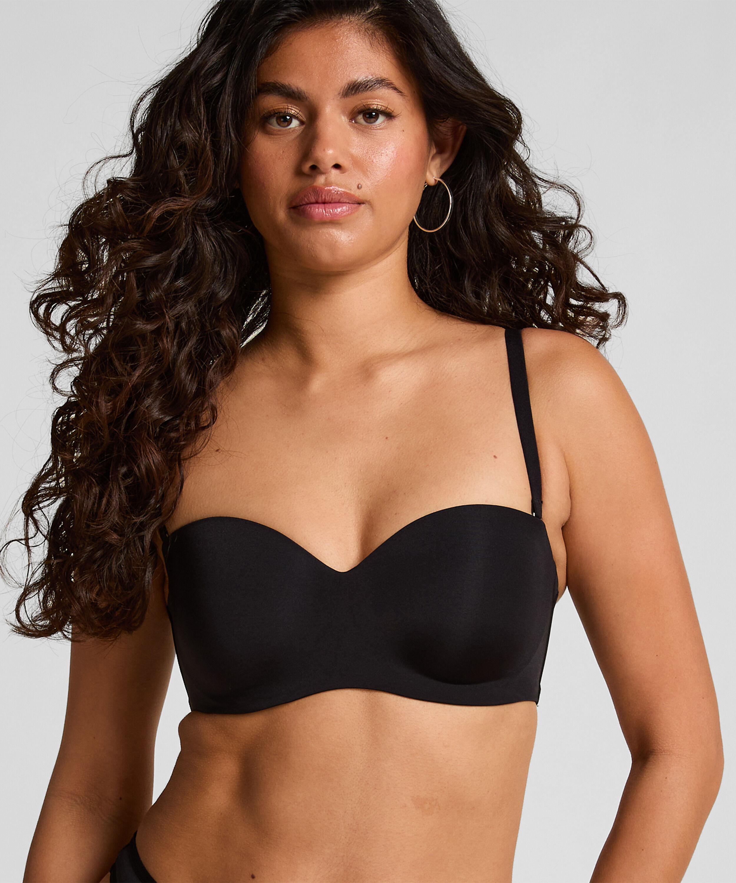 Soutien-gorge push-up sans bretelles à armatures préformé Smooth, Noir Soutien-gorge push-up sans bretelles à armatures préformé Smooth, Noir