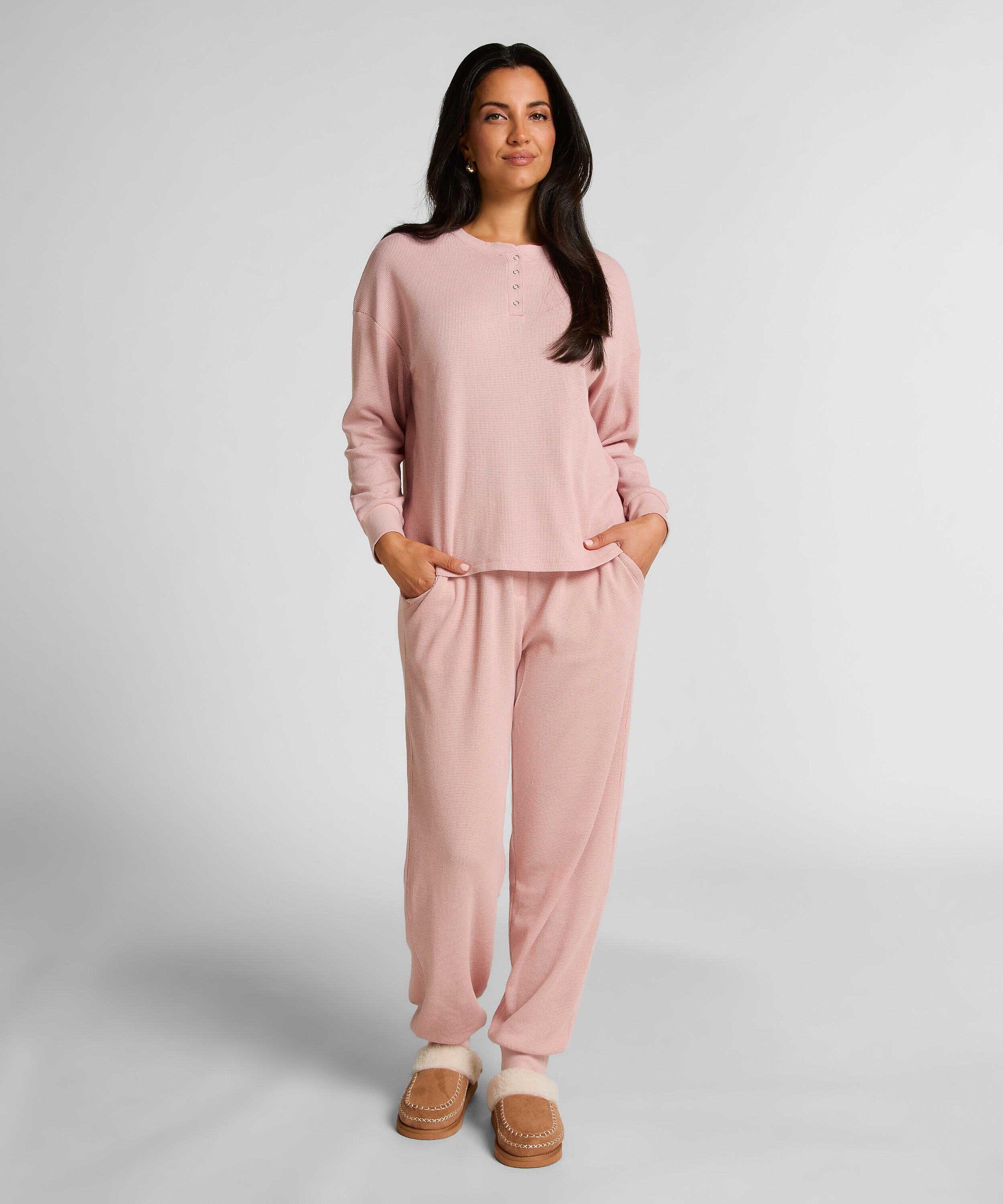Haut gaufre Henley