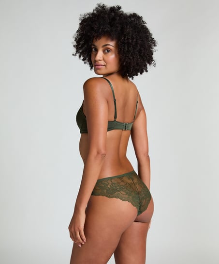 Soutien-gorge à armatures préformé Plunge, Vert