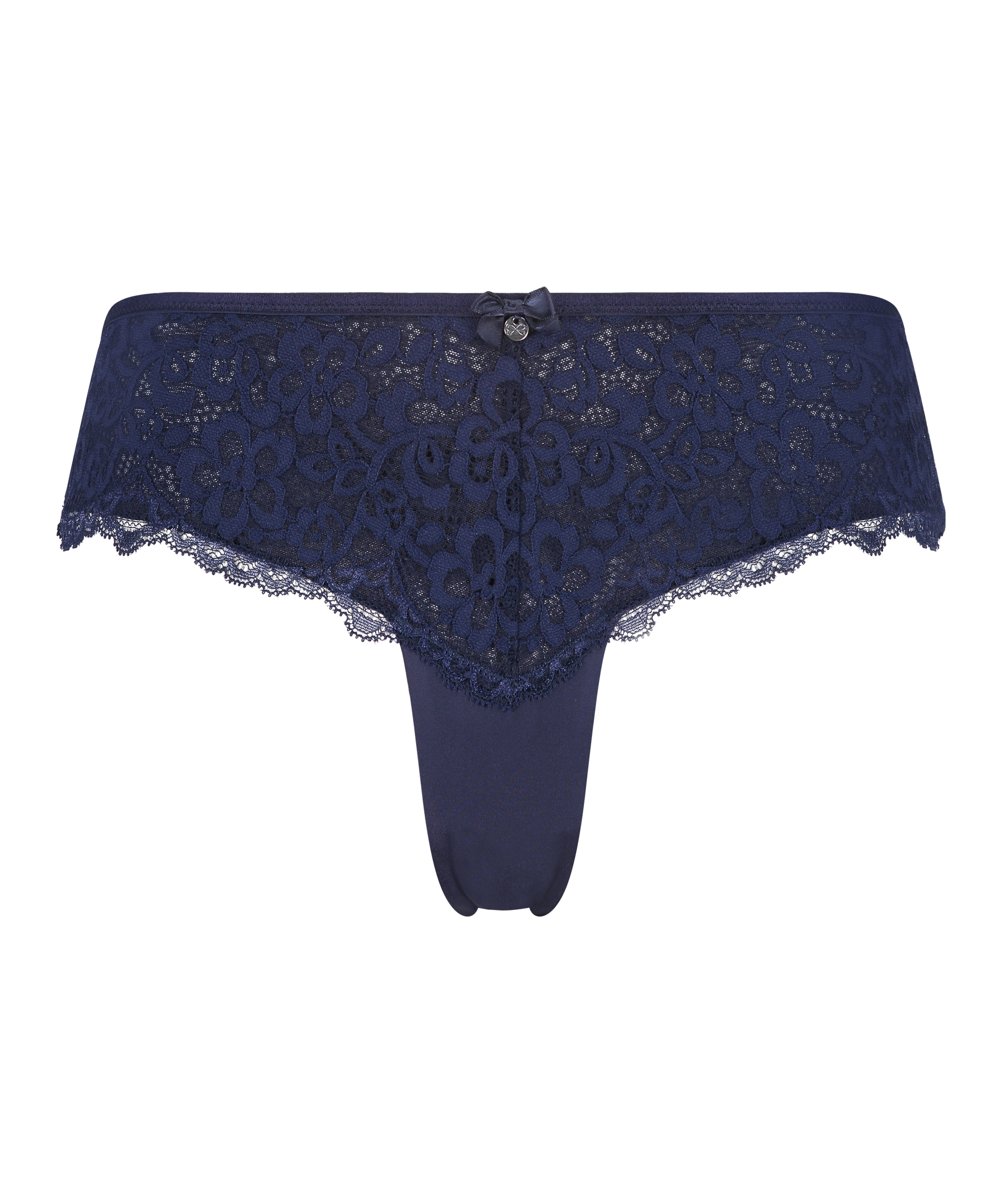 Slip brésilien Marine, Bleu, main