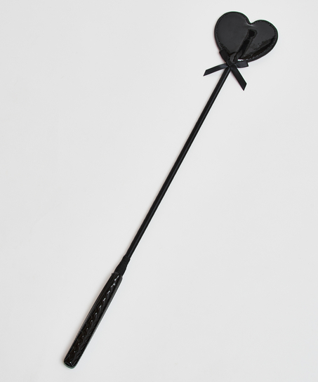 Fouet imitation cuir Private, Noir